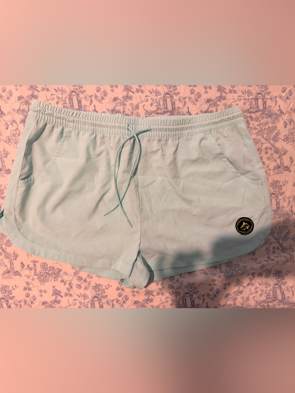 Light Mint Women’s Elastic Waist Athletic Shorts XL